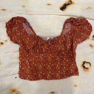 Laura Ashley for Lucky Brand floral blouse